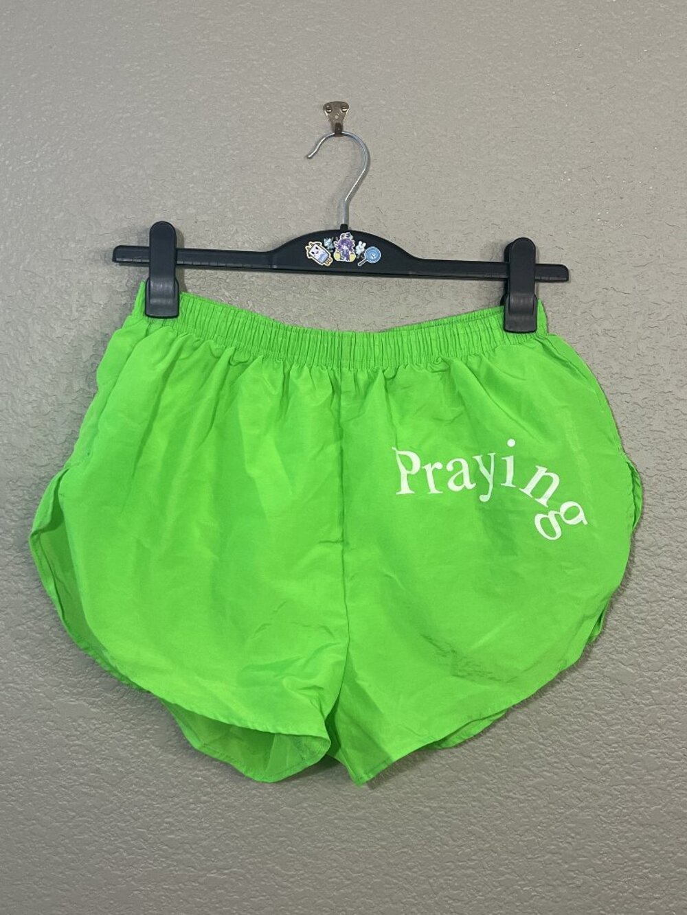 Prayingg God's Favorite Shorts Green XL  Praying